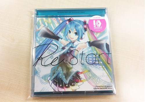 CD・DVD等】HATSUNE MIKU 10th Anniversary Album「Re:Start」本日発売 