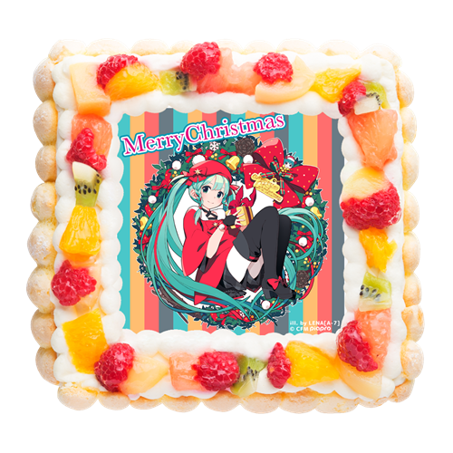 その他 グッズ 装い新たにやってきた ピクトケーキキャラ クリスマスデザインケーキ受注開始 初音ミク公式ブログ