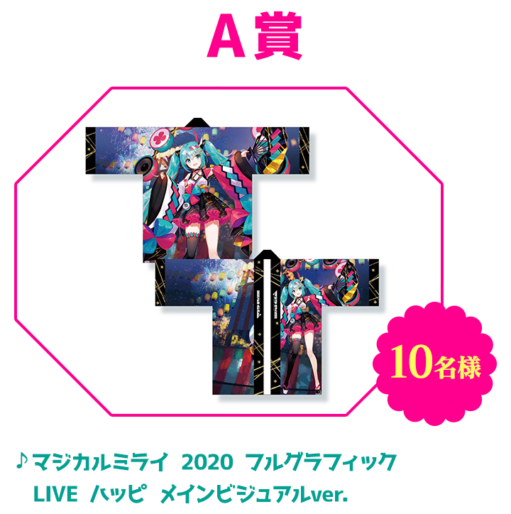 限定 クーポン10% マジカルミライ2020 法被 メインビジュアルver