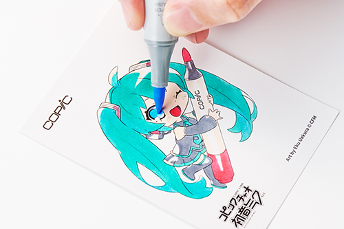 その他（グッズ）】「コピックチャオ×初音ミクセット」が数量限定で