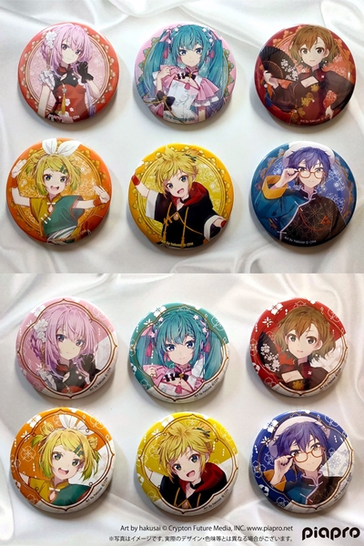 超美品の 初音ミク あたりツキ！ビビット缶バッジ KAITO11点セット ...