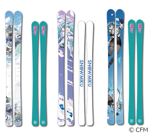 SNOW MIKU Snow Sports Line 新デザインスキー・スノーボード板が登場 